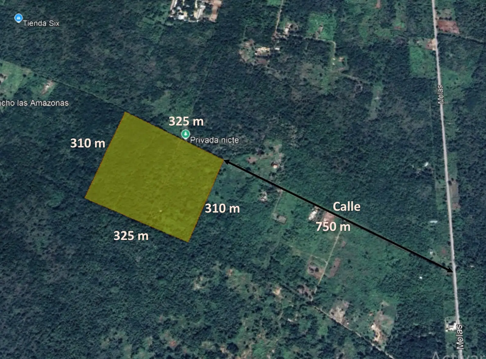 Terreno de 10 hectáreas en Molas, Mérida Yucatán