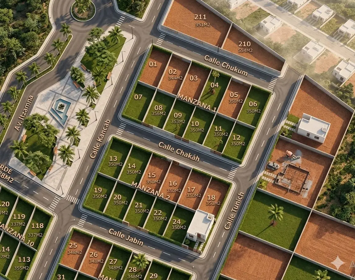 Lote de 350 m² en San José Tzal, Mérida Yucatán
